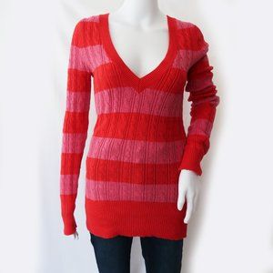 SOLD | American Eagle Pink Cable Knit Sweater